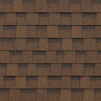 Черепица гибкая ТЕХНОНИКОЛЬ Кантри коричневый 2,6 м² многослойная