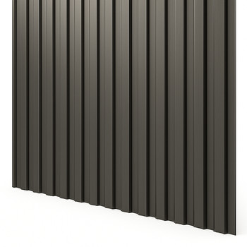 Профнастил С8 1200х2000мм 0,4мм (RAL 7024) Steelmatt серый графит