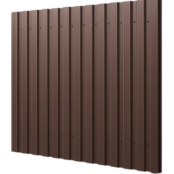 Профнастил С8 1200х2000мм 0,4мм (RAL 8017) Steelmatt шоколад