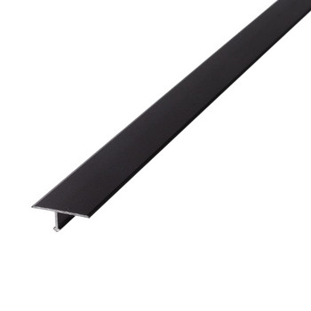 Изображение товара Порог Т-образный алюминиевый 23х1800 мм черный Русский профиль
