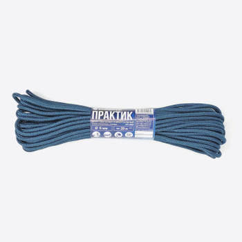 Шнур плетеный Практик 6 мм 20 м