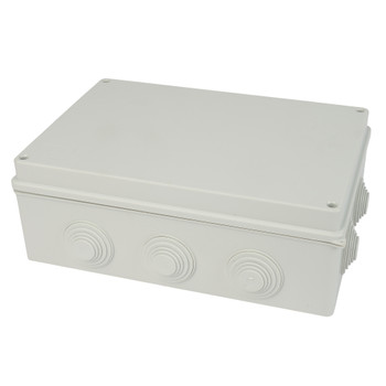 Коробка распределительная для открытой проводки серая IP55 260х175х90 мм Промрукав