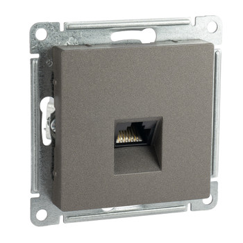 Механизм розетки компьютерной RJ45 5E AtlasDesign мокко IP20 Systeme Electric