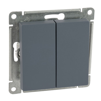 Механизм переключателя проходного двухклавишный AtlasDesign грифель IP20 Systeme Electric