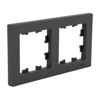Рамка двухместная AtlasDesign базальт IP20 Systeme Electric