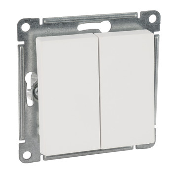 Механизм выключателя двухклавишный AtlasDesign лотос IP20 Systeme Electric