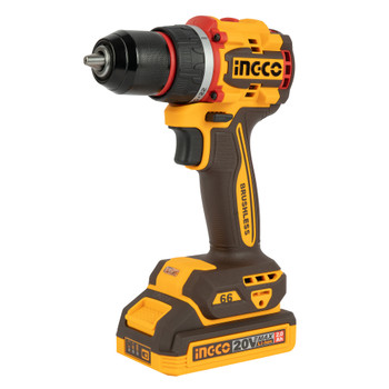 Шуруповерт бесщеточный Ingco CDLI20668 20В 2х2 Ач