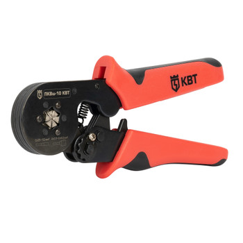 Изображение товара Пресс-клещи КВТ ПКВш-10 для втулочных наконечников 0,25-10 мм²