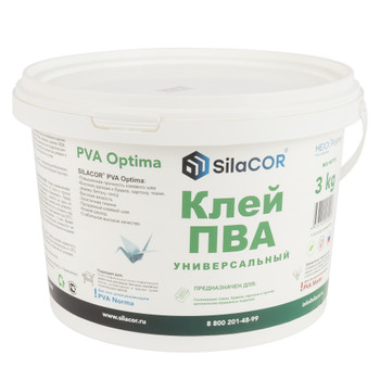 Клей ПВА универсальный SilaCOR 3 кг