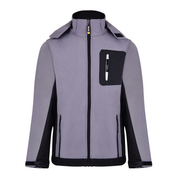 Куртка Softshell с капюшоном M  серая Dowell