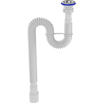 Гофросифон 1 1/4"х40/50 с нержавеющей решеткой 1100 мм Aquant