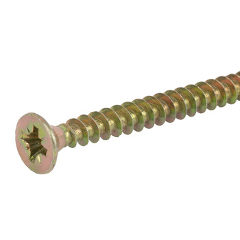 Изображение товара Саморез универсальный 6х70мм желтый цинк 4шт Tech-Krep