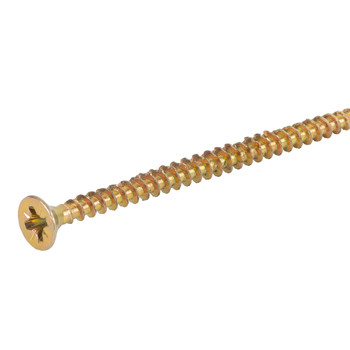 Саморез универсальный 4х60мм желтый цинк 10шт Tech-Krep