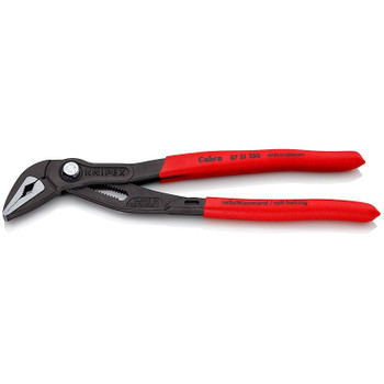 Клещи переставные Cobra с кнопочным фиксатором 250 мм 32 мм Knipex