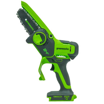 Цепная мини пила аккумуляторная Greenworks G24MCS10 24В шина 10 см