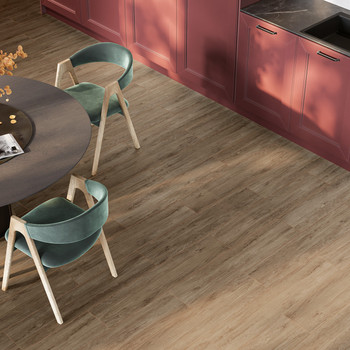 Керамогранит Milton 200х900х7 мм коричневый матовый Alma Ceramica