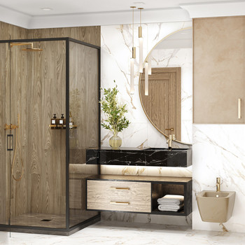 Керамогранит Trendy 600х1200х8,5 мм белый матовый Alma Ceramica