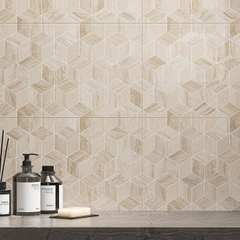 Плитка облицовочная Gracia Ceramica Треви низ 02 400х250х8 мм бежевая матовая