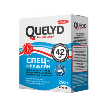 Клей обойный Quelyd Спец-Флизелин 42 м² 250 г
