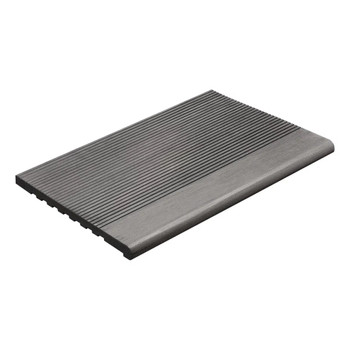 Ступень террасная полимерная Harvex 22х348х3000мм серый дым