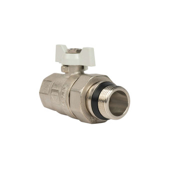 Изображение товара Кран шаровый HLV 3/4" белая бабочка ГОСТ надежный и удобный