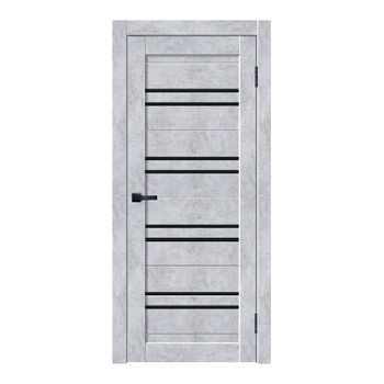 Полотно дверное остекленное Двери Гуд Х-21 700x2000мм бетон снежный