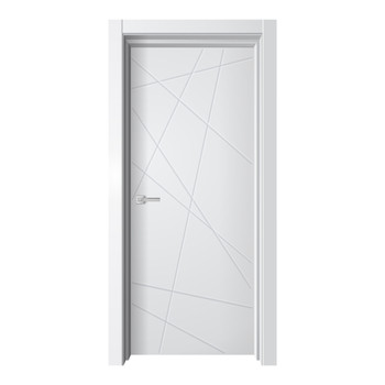 Полотно дверное глухое Двери Гуд Geometry-1 800x2000мм белый