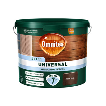 Пропитка 2в1 Omnitex Universal палисандр полуматовая 2,5л