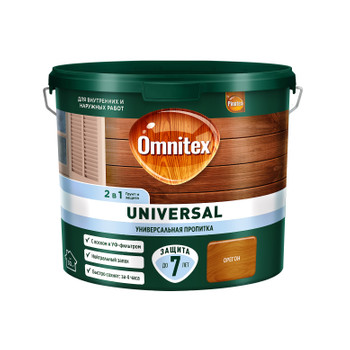 Пропитка 2в1 Omnitex Universal орегон полуматовая 2,5л