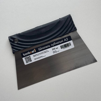 Изображение товара Шпатель зубчатый Bonkeel Prof A2 20см для нанесения клея