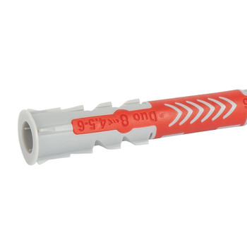 Изображение товара Дюбель универсальный Fischer Duopower 8x65мм 8 шт - надежный крепеж для различных материалов