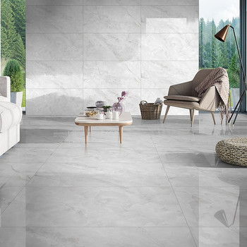 Керамогранит Global Tile Foram 600х1200х9мм белый полированный