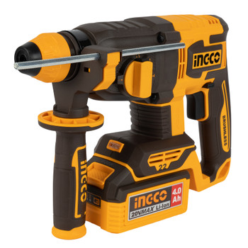 Перфоратор SDS plus 2х4Ач 20В Ingco Industrial CRHLI212282