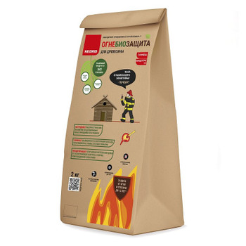 Изображение товара Огнебиозащита для древесины Neomid сухая 2 кг концентрат для огнезащиты и биозащиты