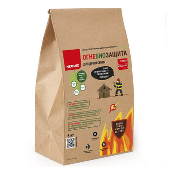 Изображение товара Огнебиозащита для древесины Neomid сухая 5 кг концентрат