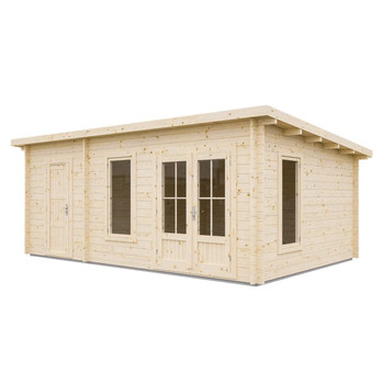 Дом садовый 21м² Комфорт с хозблоком брус 44мм