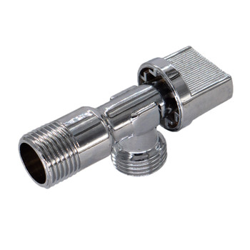 Кран шаровый для сантехприборов угловой НР 1/2"х1/2" с отражателем СТМ
