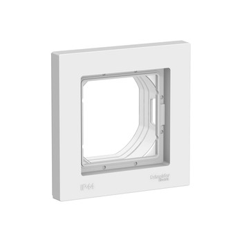 Рамка одноместная AtlasDesign белая IP44 Systeme Electric