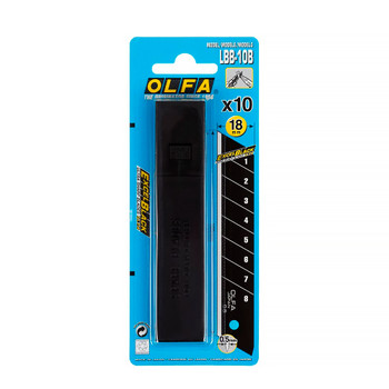 Лезвие для ножей OLFA BLACK MAX 18мм 10шт