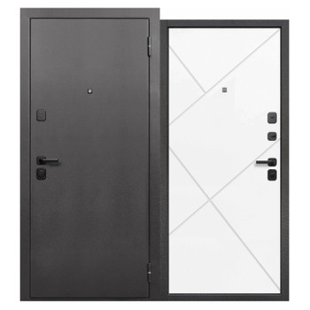 Изображение товара Входная металлическая дверь Ferroni Гарда антик серебро 960 мм правая