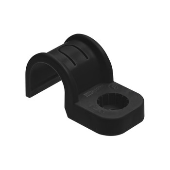 Крепеж-скоба односторонняя 20мм для монтажного пистолета черная 50шт TDM