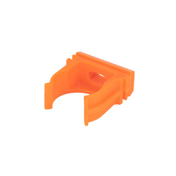 Крепеж-клипса для труб 20мм оранжевая 100шт УралПак