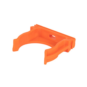 Крепеж-клипса для труб 40мм оранжевая 30шт УралПак