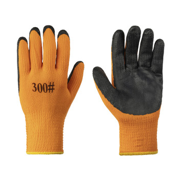 Изображение товара Акриловые утепленные перчатки с латексным покрытием 10 пар для работы