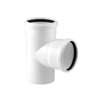 Тройник канализационный 32х32мм 87° малошумный RTP Elite