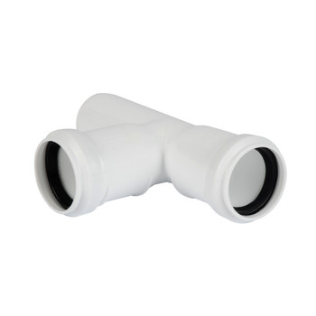 Тройник канализационный 32х32мм 87° малошумный RTP Elite