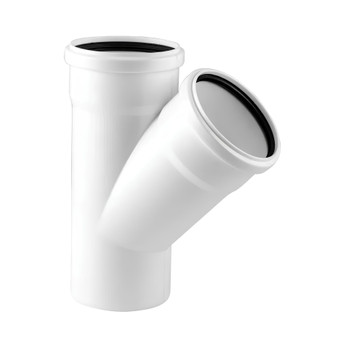 Тройник канализационный 32х32мм 45° малошумный RTP Elite