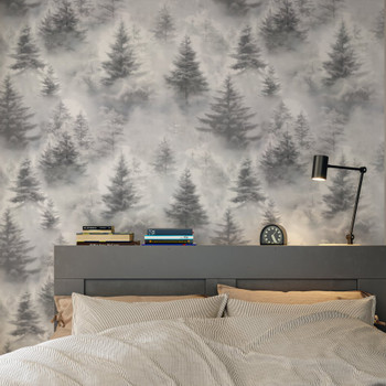 Обои виниловые на флизелине HomeColor Ultrachrome3 серый HC72551-44