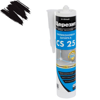 Затирка силиконовая Церезит CS25 черная №20 280мл