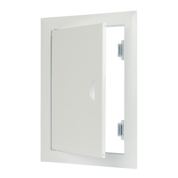 Люк ревизионный металлический с магнитной защелкой белый 200х300 мм Воздух